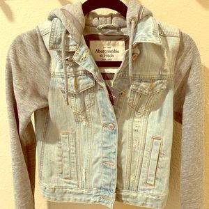Abercrombie & Fitch Jean Sweater Jacket Women S